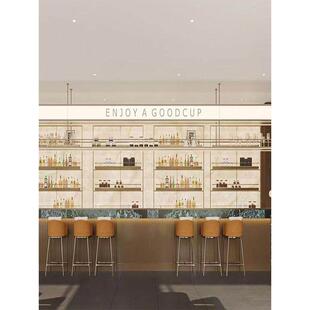 酒架酒柜铁艺悬挂式酒水展示架简约落地吧台吊架置物架陈列架定制