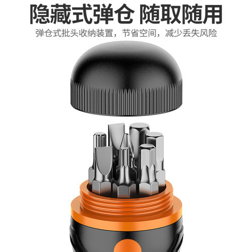 热销棘轮螺丝刀套装家用高硬度两用十字一字平头小起子.改锥梅花