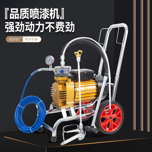 热销乳胶漆全自动专用高压无气喷涂机小型大功率油W漆涂料喷漆机