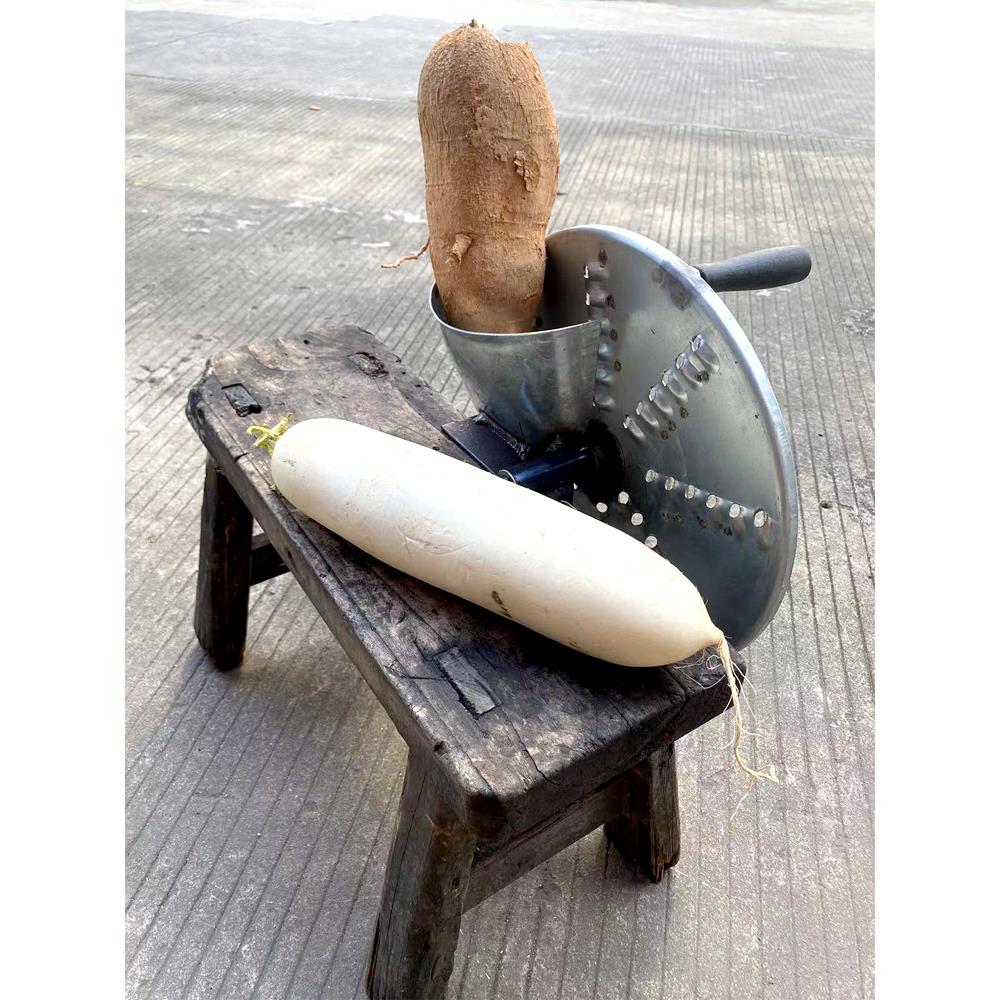 手摇食堂刨丝机切丝器擦土豆丝木薯萝卜丝养殖刨丝器切丝机木薯机