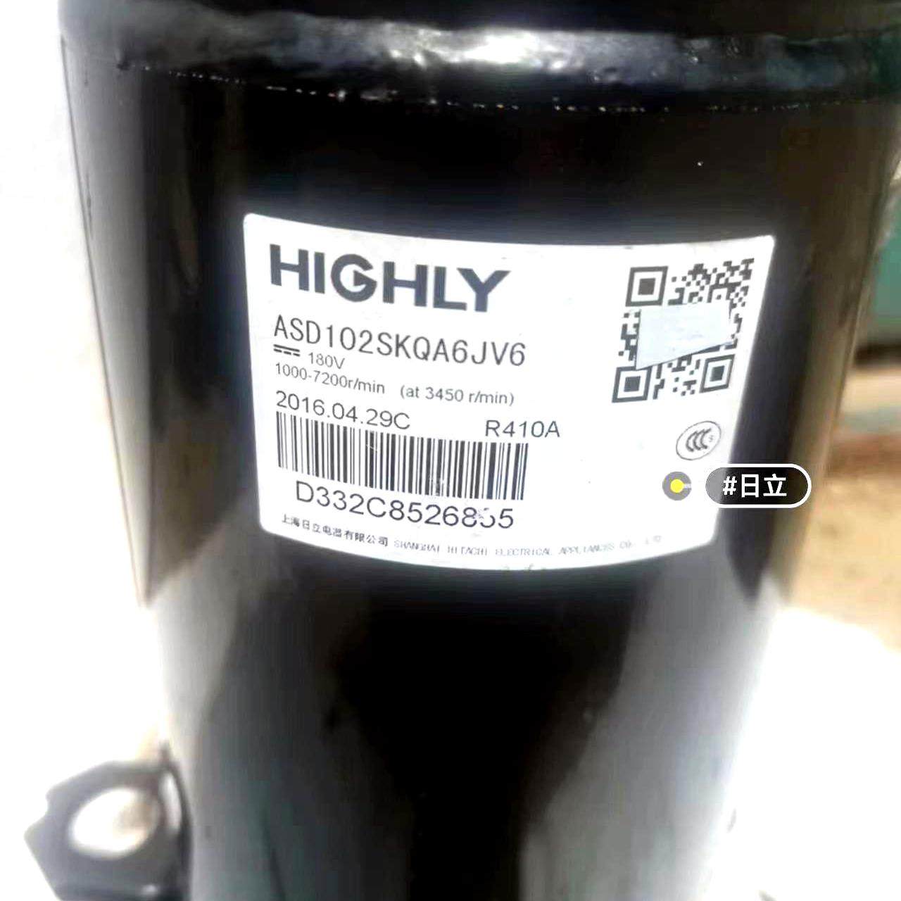 ASD102SKQA6JV6 ASD088 180V直流变频空调压缩机冷媒原装下线 线