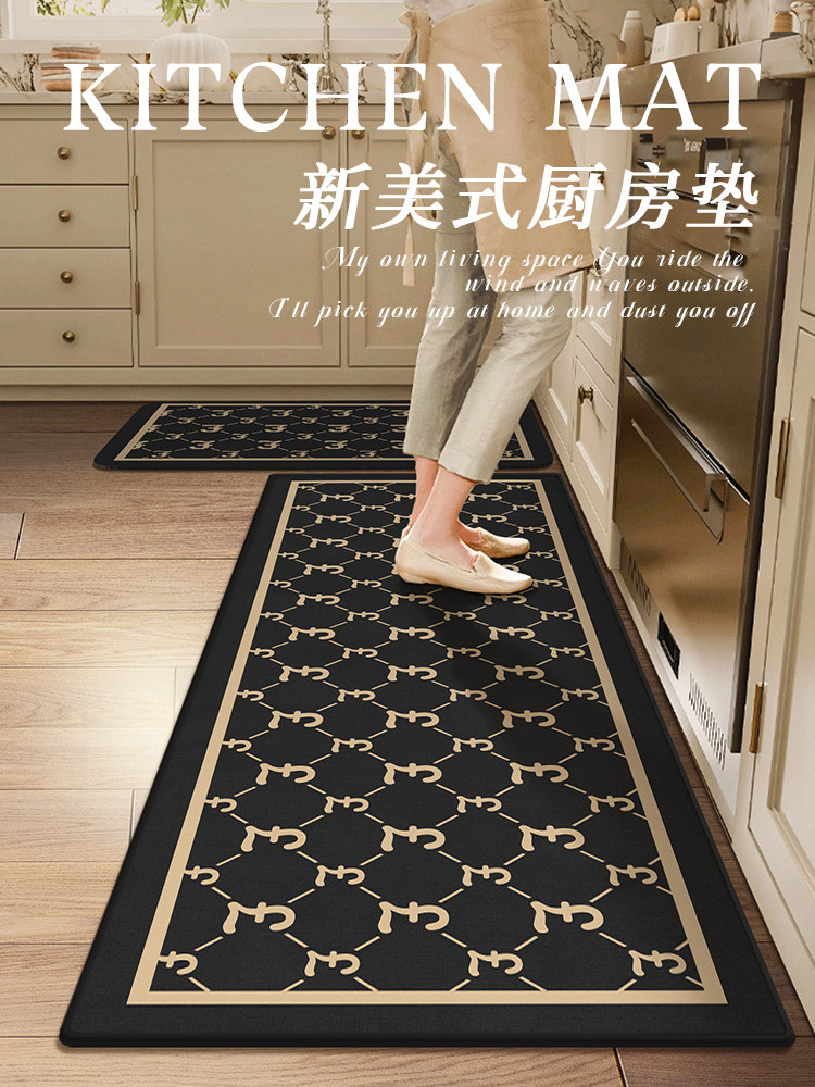 厨房专用地垫吸水吸油软垫家用地面防水防油脚垫速干防滑地毯垫子,居家布艺,厨房地垫,淘宝优惠券,粉丝福利购,淘宝优惠卷