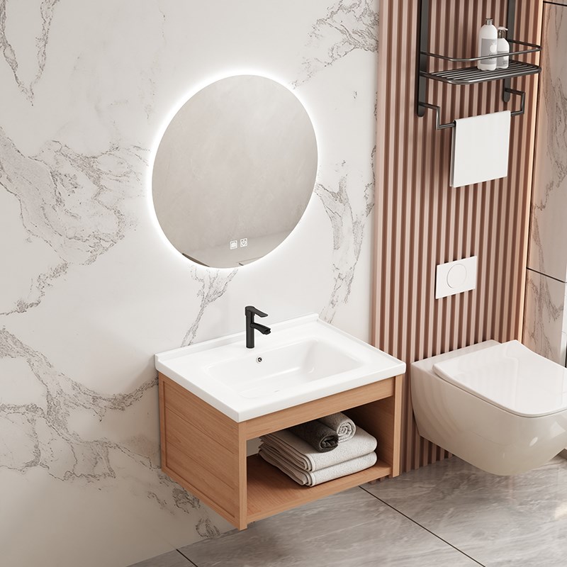 洗脸盆挂墙式g40cm宽洗手盆柜面盆家用酒店民宿陶瓷台小户型卫生