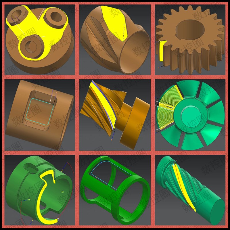 UG1980四轴五轴数控编程从基础B机床应用到加工实战自学视频教程N