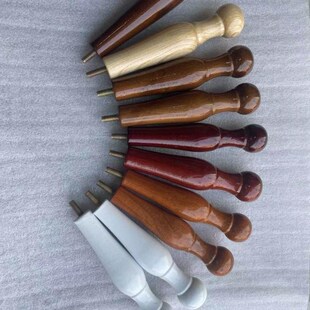 落地挂衣架配件实木挂枝圆盘支架腿全套立式衣帽架挂钩挂勾配件