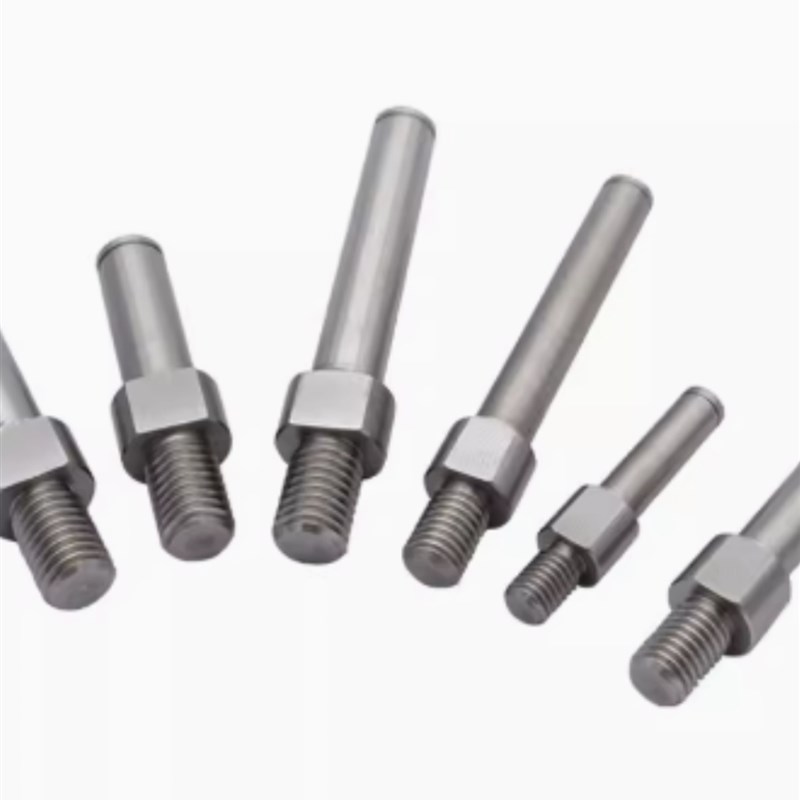 双头牙轴芯轴杆镀铬棒不锈钢活塞杆指向轴螺纹轴M6 M8 M10连接轴