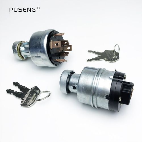 加藤挖机启动点火开关电门锁HD512/700/820/1032/1250/1430R-1-3