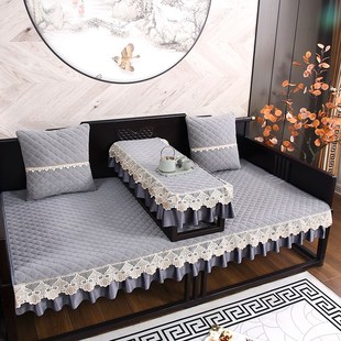 新中式红木沙发坐垫实木家具罗汉床座垫防滑O加厚海绵套罩盖布垫