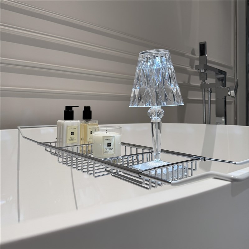 浴室篇浴缸上的置物p架卫生间浴桶浴盆泡澡可伸缩不锈钢高级轻奢