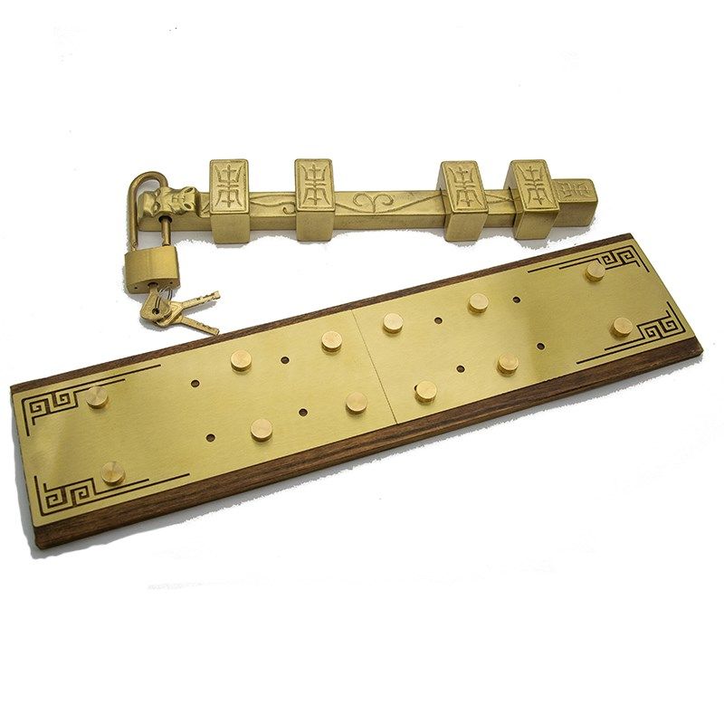 中式仿古纯铜大门锁扣插销门栓木门防盗门搭扣老式复古全铜门闩,基础建材,明插销,淘宝优惠券,粉丝福利购,淘宝优惠卷