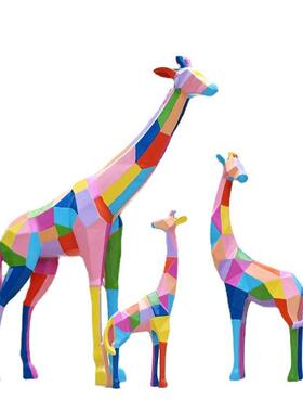 卡通雕塑定制商场文旅街酒店广场售楼处立体ip形象玻璃钢雕塑摆件