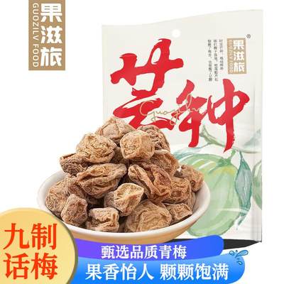 九制话梅干罐装咸酸梅干泡水喝梅子孕妇休闲零食果干果脯蜜饯梅肉