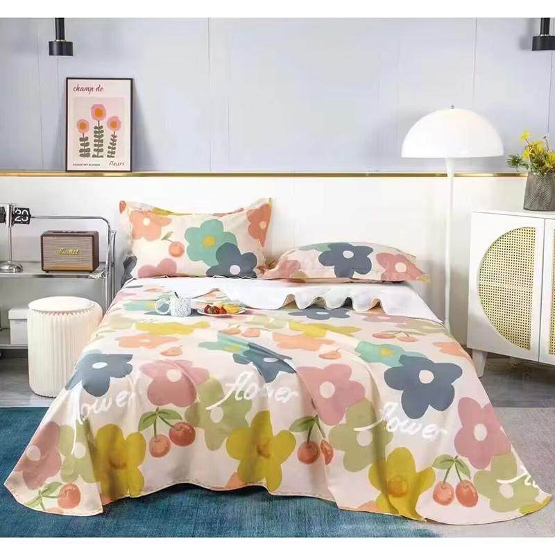 棉小竹床单枕套三件套老粗布不起球清爽双人四季款,床上用品,床单,淘宝优惠券,粉丝福利购,淘宝优惠卷