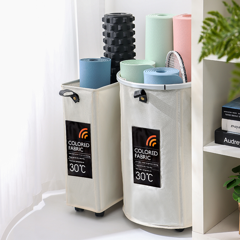 速发家用瑜伽垫收沫神器地毯门夹缝放泡纳滚轴健身运动器储架子材