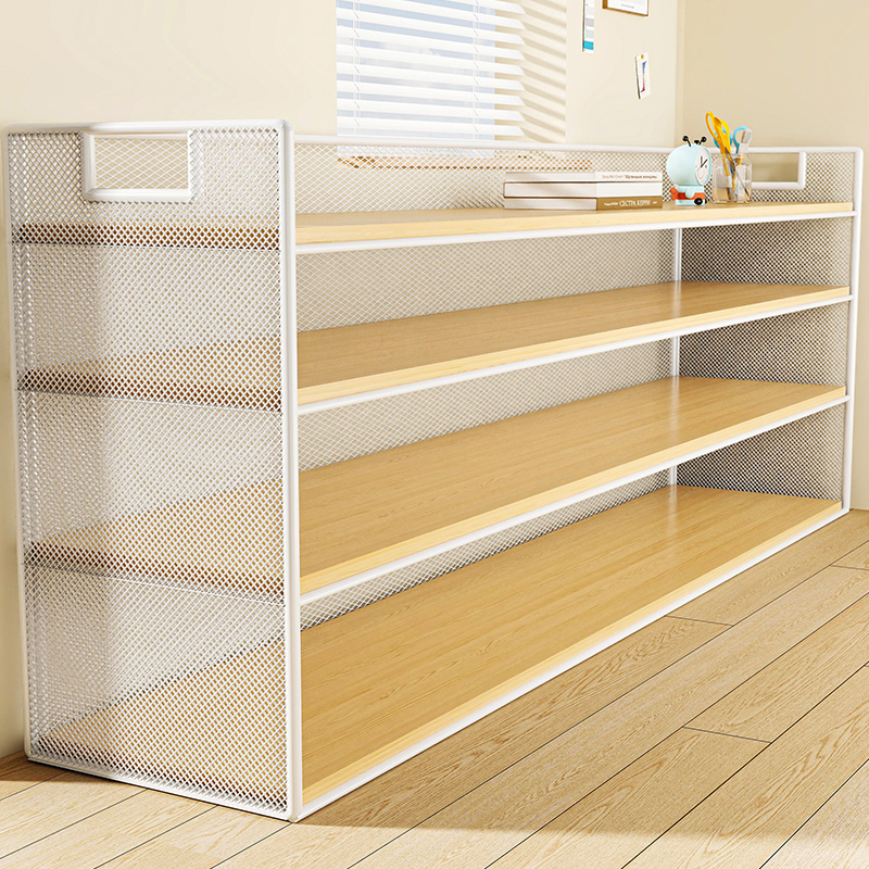 速发书架桌面置柜架办公室桌上台面家用宿层多舍收纳餐桌分层书物