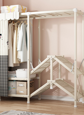 速发免安室衣柜家用卧装简易组装折叠布衣柜房全钢架结衣耐用实橱