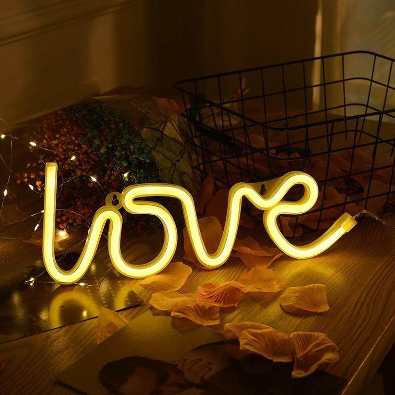 速发灯母造型灯生日表白求婚LOVE霓日字礼物节虹婚庆场地装饰布置