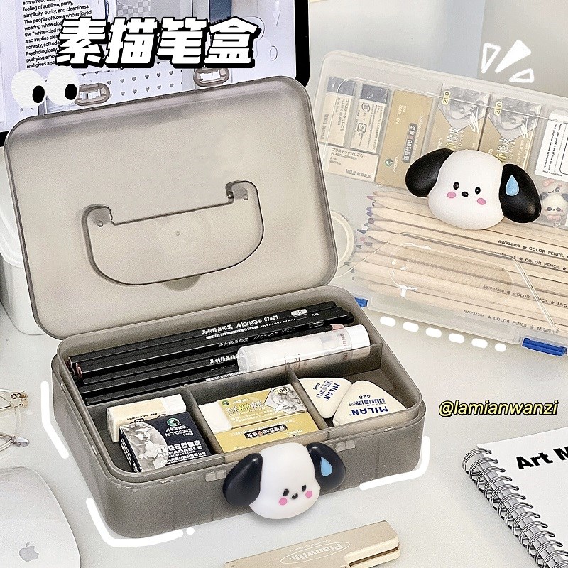 速发大容量铅笔盒学生文具盒约中生小学生文具收纳盒笔袋简初可爱