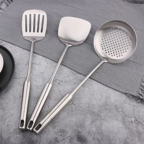 新品New tuhick 304 staiJnlessy steel anti-scald spatula set