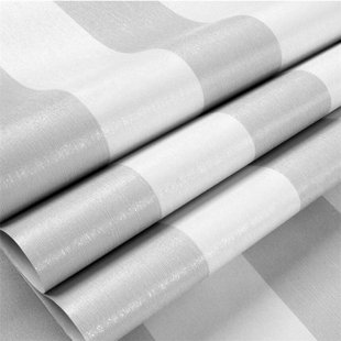 Vertical Gray Stripes Wallpaper Roo 极速Nordic LiWving Style
