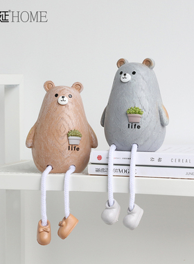 新品ins风北欧可爱个性吊腿吊A脚娃娃少女心房间装饰品卧室内小摆