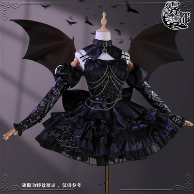 主播女孩重度依赖糖糖恶魔cos服