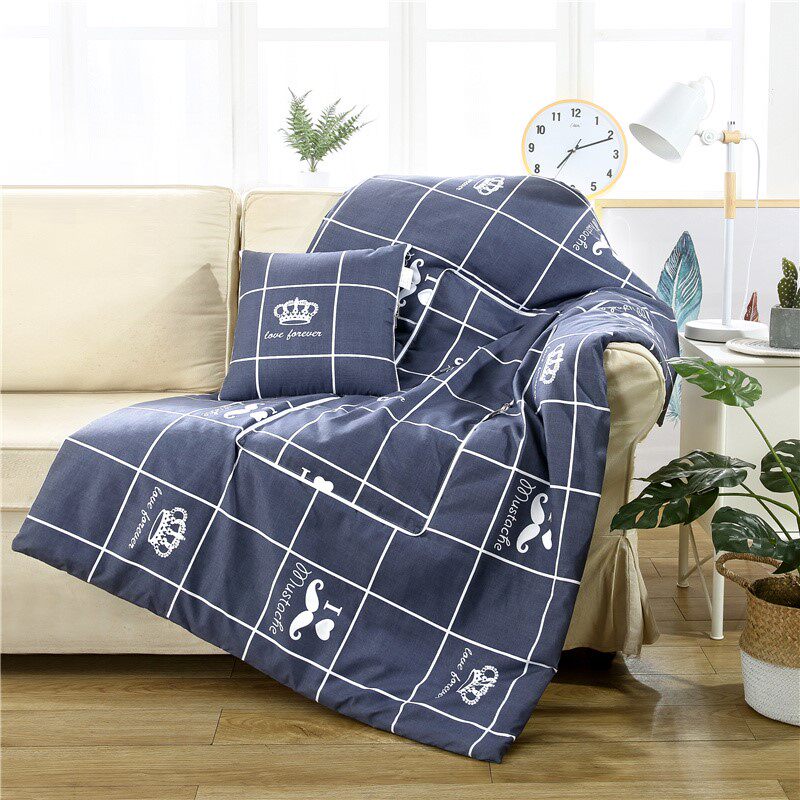 极速# FoHlding car cushion quilt Bdual-use carR cushion offi