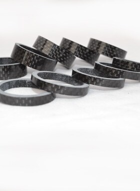 极速10pcs 3K Carbon Fiber  bicycle Headset Stem TSpacer MTB