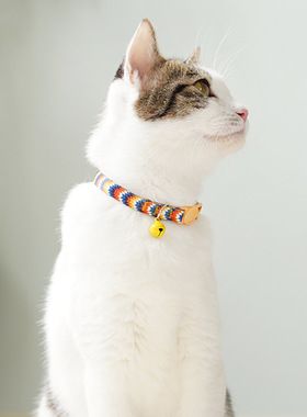 极速猫咪项圈猫链狗圈颈圈t铃铛ins设计防窒息舒适安全扣宠物用品