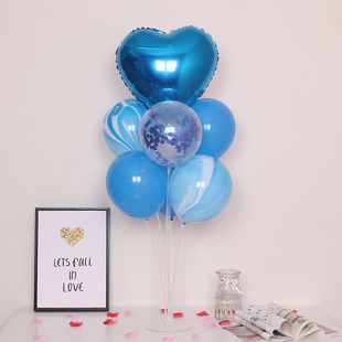 极速固定开业气球装饰新居创意布置E立柱支架饰品喜庆婚庆立体室