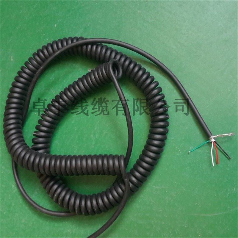 极速4芯带屏蔽弹簧螺旋电线 4芯0.15  0.3平方伸U缩带屏蔽信号弹,电子/电工,护套线,淘宝优惠券,粉丝福利购,淘宝优惠卷
