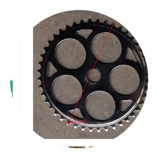 极速牙盘片28T32T36T40齿44齿48齿链条盘配件T自行车牙盘片齿轮艺