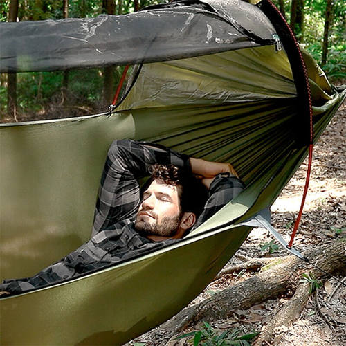 极速ETROL探境人n吊床双人户外秋千帐篷防蚊野外休闲带蚊帐夏季成