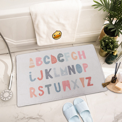 新品Bathroom entrance absorbenpt door blanket bRathroom mat
