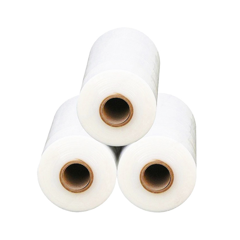 极速10cmf宽拉伸缠绕膜PE打包膜15小纸管塑料包装薄膜20透明保护