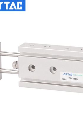 极速airtac 亚德客原装双轴双活塞杆气缸TR6x10xM25x30x40x50S气