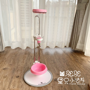 极速驼驼家台湾大帝都宠物饮x水器头立式大容量不湿嘴悬挂式滚珠