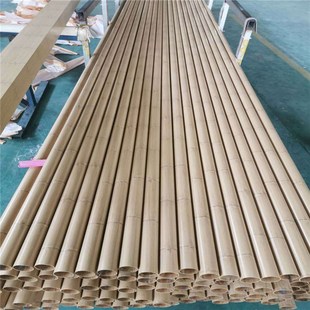 极速定制铝竹管铝合金仿真竹子竹纹木H纹圆管篱笆园林栏栅花园吊