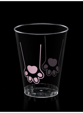 极速200ml一次性杯子加厚硬质航空杯猫爪杯定制透明太空.杯100个