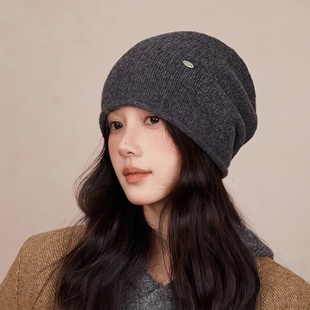 高品质羊绒针织护耳保暖时髦感潮搭堆堆帽 设计联名款 LVURT 法国