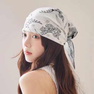 高品质腰果花大方巾辣妹抹胸时髦包头巾帽 设计联名款 LVURT 法国