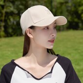 LVURT 法国设计联名款 硬顶鸭舌帽女宽帽檐遮阳显脸小防晒棒球帽