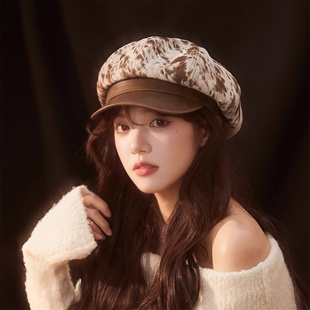 高品质毛呢文艺感复古气质潮搭八角画家帽 设计联名款 LVURT 法国