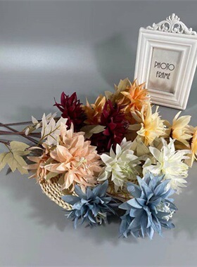 极速.Heads Artificial Flower LarGge Claw Chrysanthemum