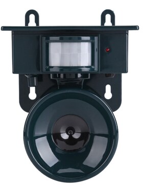 极速Outdoorg Garden Solar Bird Repeller Ultrasonic Sonic Det