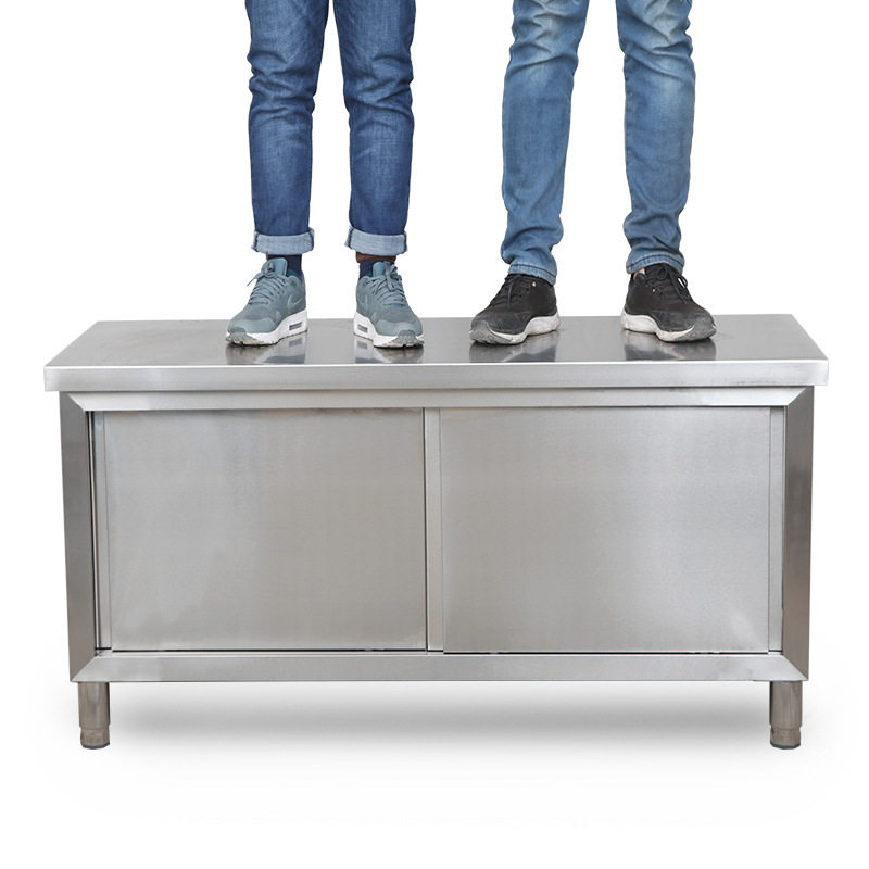 极速304厨房酒店操作台面操y作台不锈钢拉门工作台切菜桌子案板打,家装主材,商用厨房操作台/工作台,淘宝优惠券,粉丝福利购,淘宝优惠卷