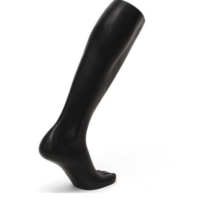 极速新款男足球袜模男士中腿中筒袜E脚模足模男假腿男长袜子腿模