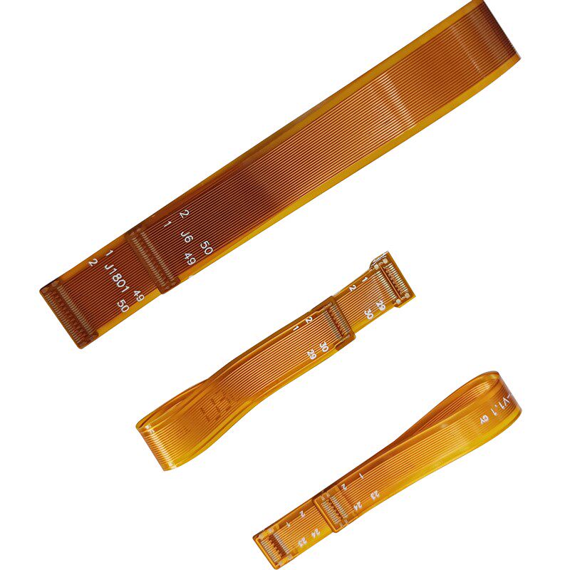 极速FPC软排线黄黑色0.4/0.35mm间距可焊接BTB连接器24/30/Y40/50