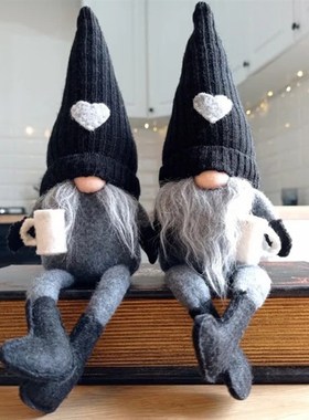 极速Coffee Gnome Dolls Coffee Gnomes PluKsh Coffee Bar Decor