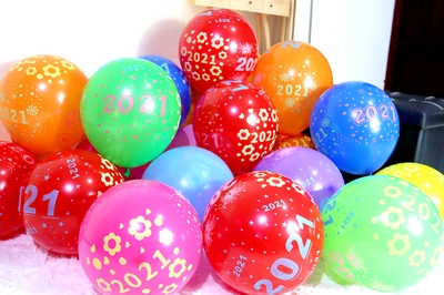 极速2u021 eNew Years Day balloon set z decoration happy new